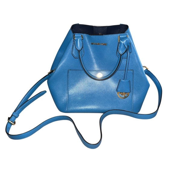 Michael Kors Vibrant Blue Tote Bag - Picture 2 of 5